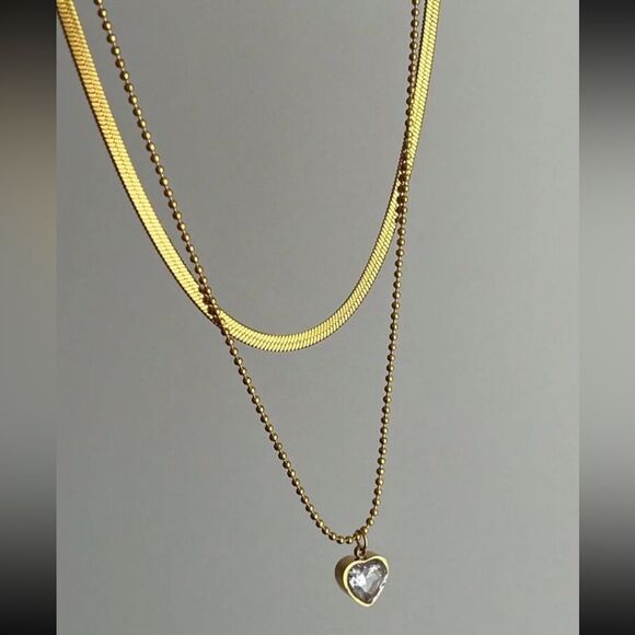 Multi necklace N734 - Picture 2 of 6